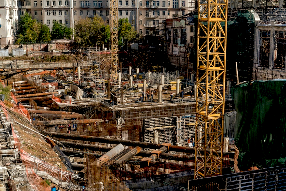 immagine di un cantiere nell'ambito del piano nazionale ripresa resilienza