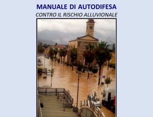 Brochure incontro online sul rischio alluvionale previsto per il 4 marzo.