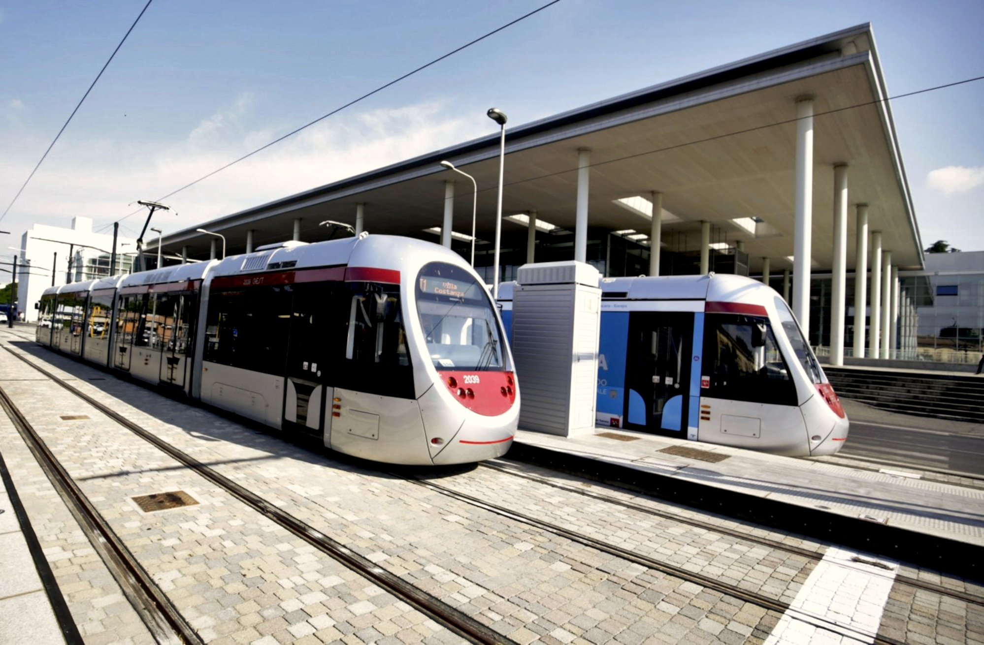 La tramvia di Firenze alla stazione