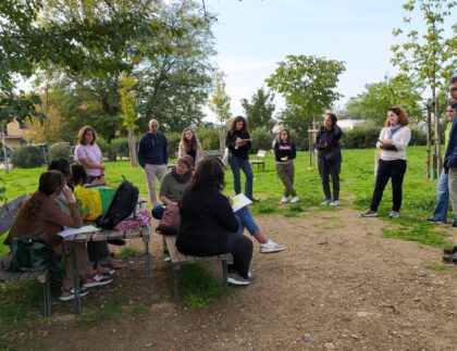 Foto di gruppo al Giardino Don Forconi