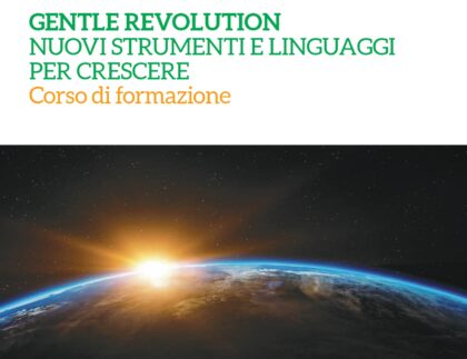 Locandina con l'immagine dell'universo, titolo del corso e date